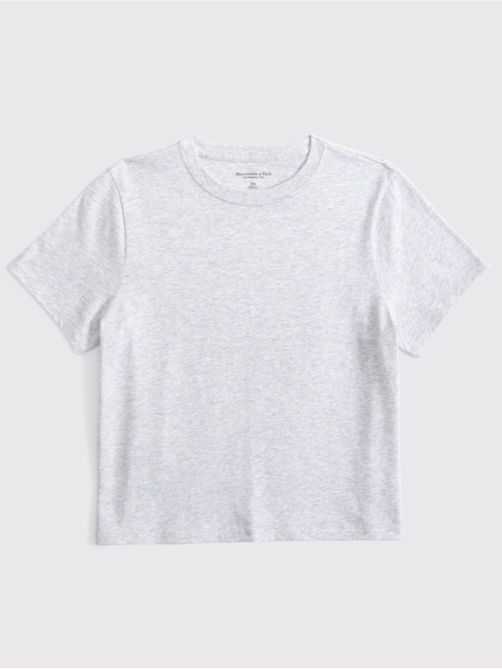 Abercrombie & Fitch essential polished body-skimming Tee - Grey XS EUC